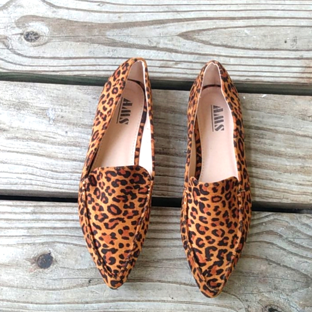 AMS LEOPARD LOAFERS